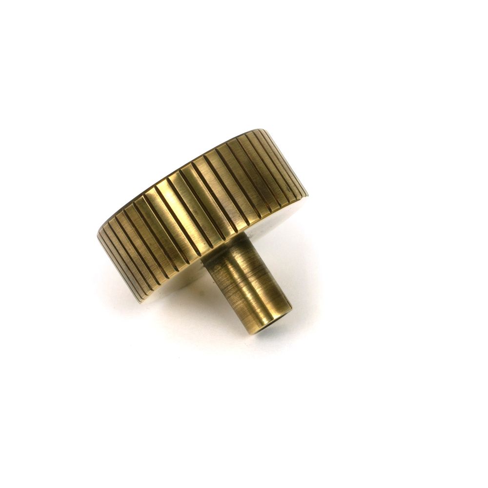 From The Anvil - Aged Brass Judd Cabinet Knob - 38mm (No rose) | Sku. 50384 | Trade Door Handles.