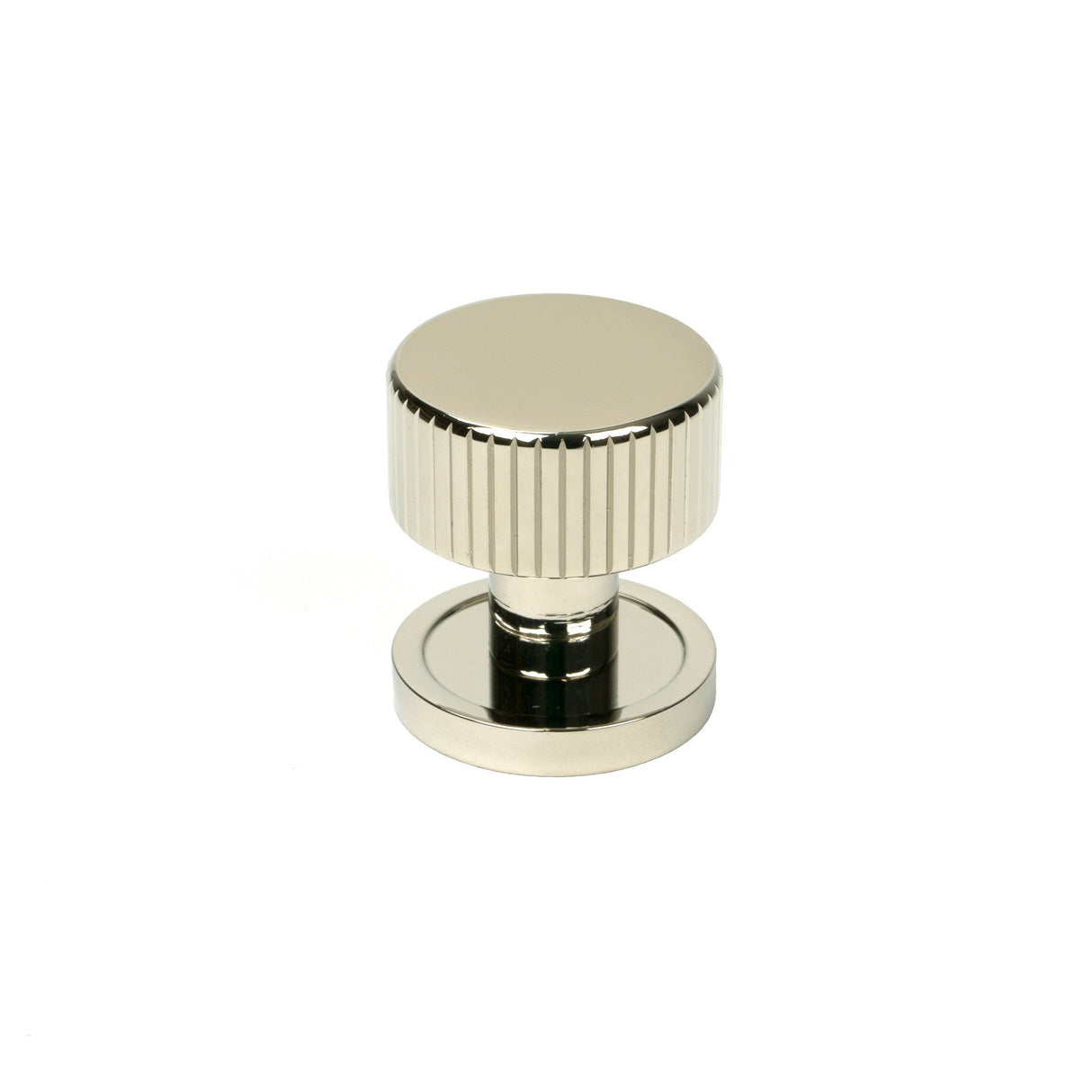 From The Anvil - Polished Nickel Judd Cabinet Knob - 25mm (Plain) | Sku. 50389 | Trade Door Handles.