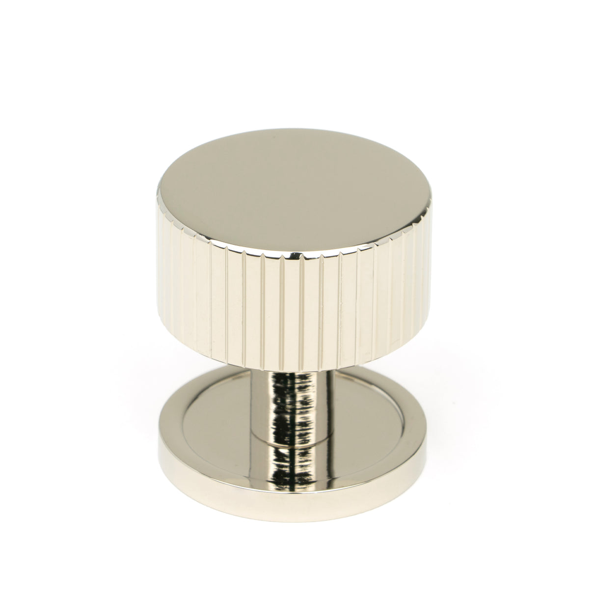 From The Anvil - Polished Nickel Judd Cabinet Knob - 32mm (Plain) | Sku. 50392 | Trade Door Handles.