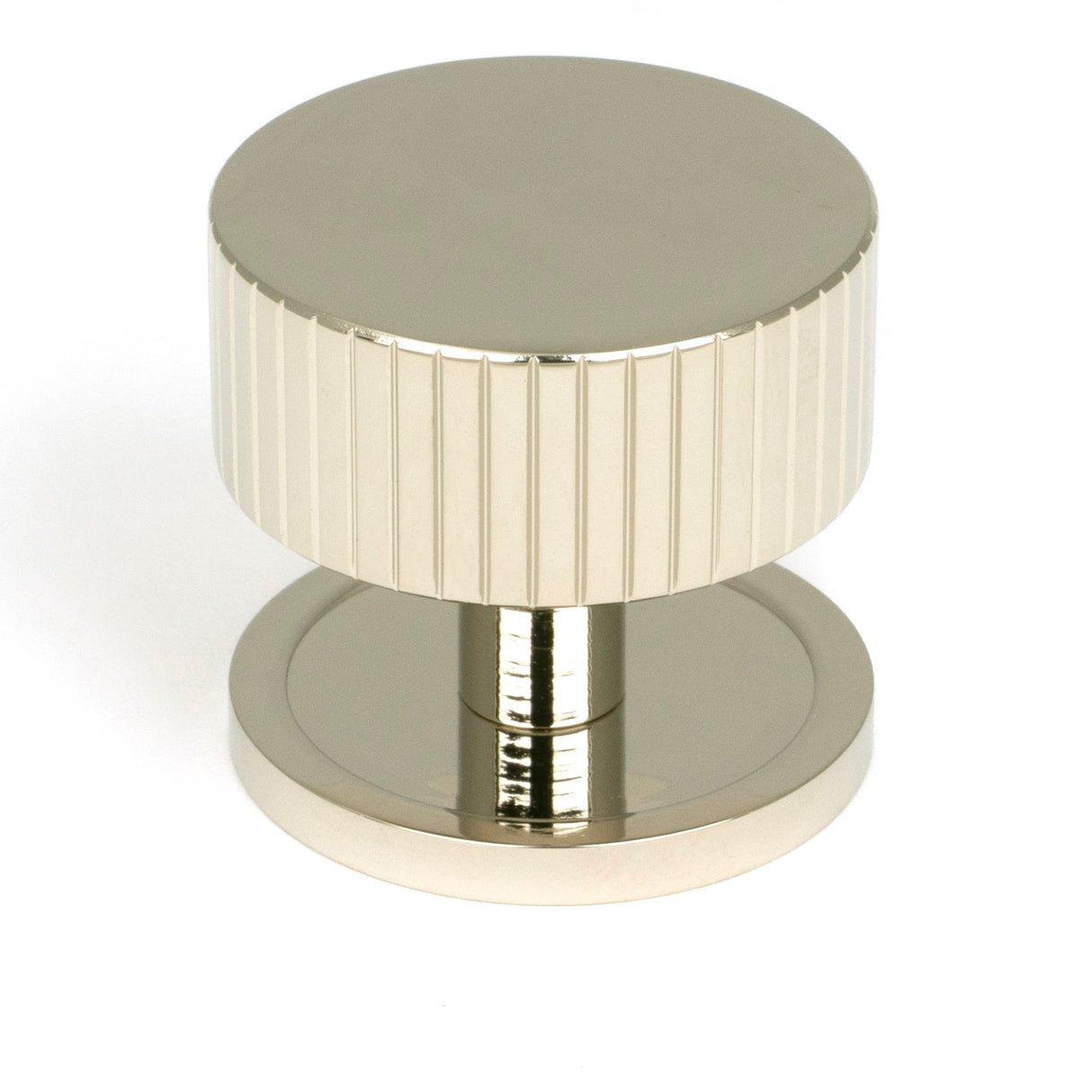 From The Anvil - Polished Nickel Judd Cabinet Knob - 38mm (Plain) | Sku. 50395 | Trade Door Handles.