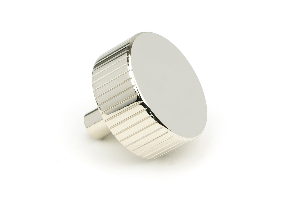 From The Anvil - Polished Nickel Judd Cabinet Knob - 38mm (No rose) | Sku. 50396 | Trade Door Handles.