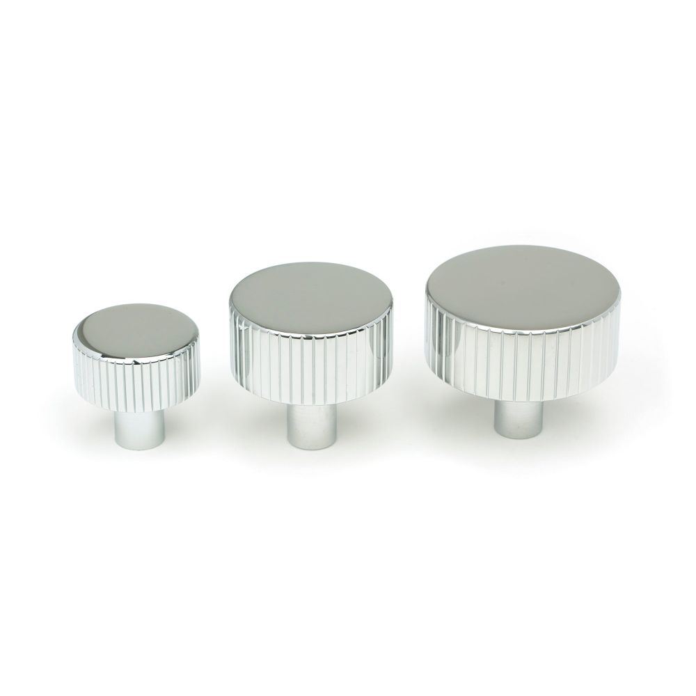 From The Anvil - Polished Chrome Judd Cabinet Knob - 25mm (No rose) | Sku. 50401 | Trade Door Handles.