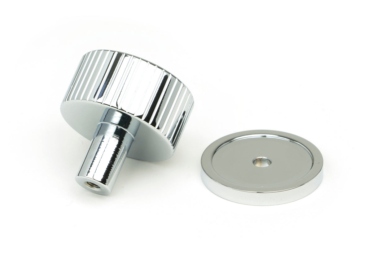From The Anvil - Polished Chrome Judd Cabinet Knob - 32mm (Plain) | Sku. 50403 | Trade Door Handles.