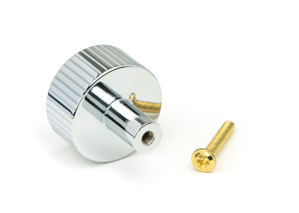From The Anvil - Polished Chrome Judd Cabinet Knob - 32mm (No rose) | Sku. 50404 | Trade Door Handles.