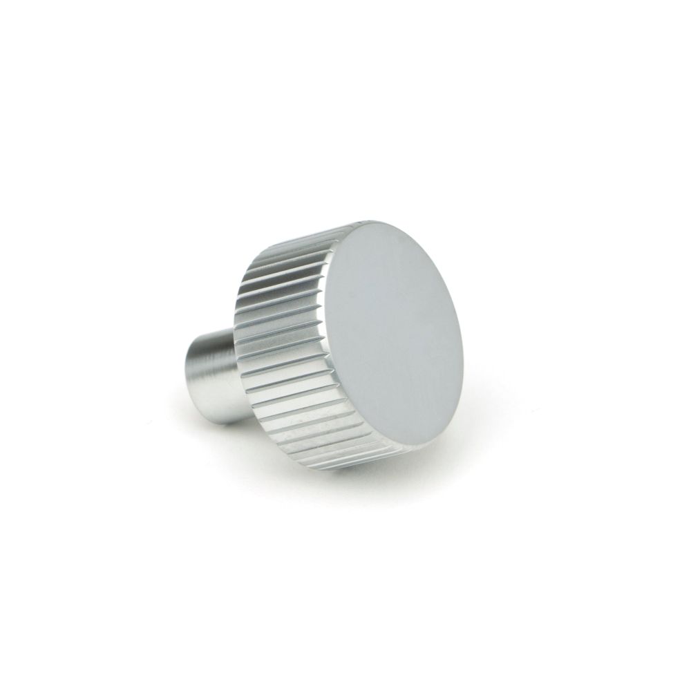 From The Anvil - Satin Chrome Judd Cabinet Knob - 25mm (No rose) | Sku. 50413 | Trade Door Handles.