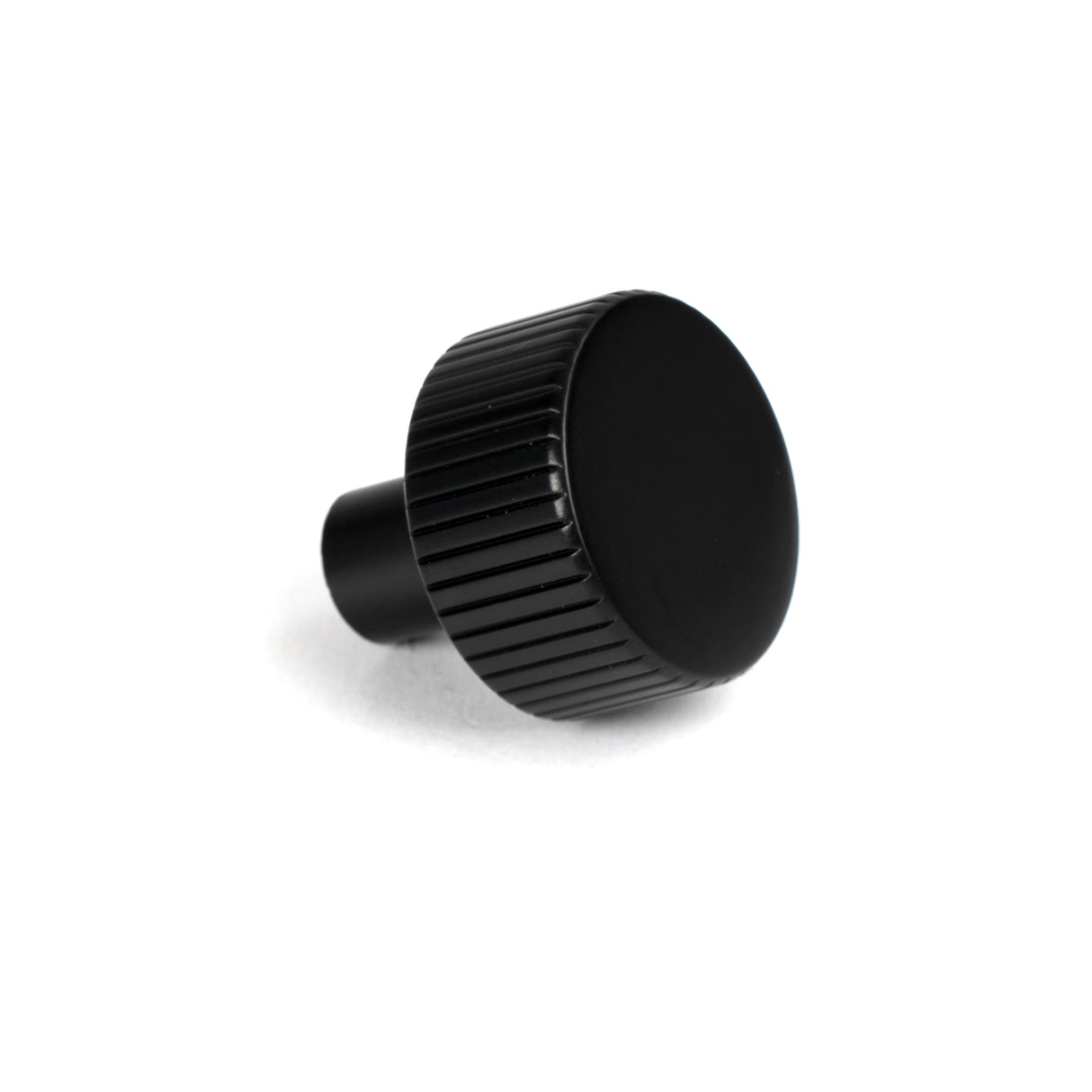 From The Anvil - Matt Black Judd Cabinet Knob - 25mm (No rose) | Sku. 50425 | Trade Door Handles.