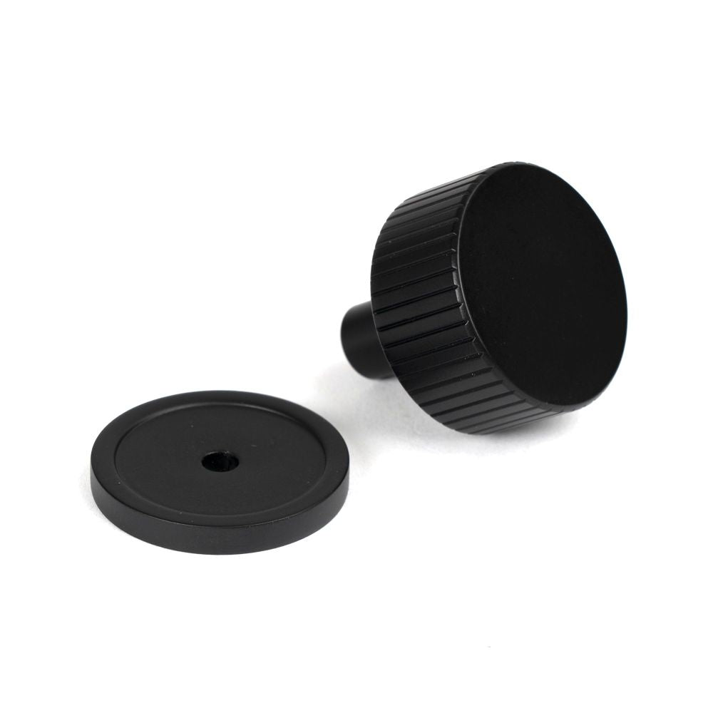 From The Anvil - Matt Black Judd Cabinet Knob - 32mm (Plain) | Sku. 50427 | Trade Door Handles.