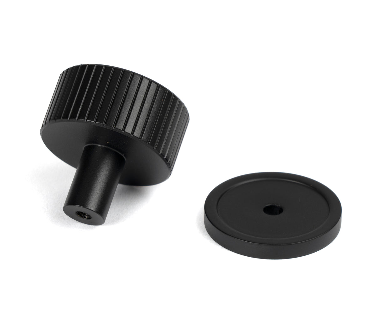 From The Anvil - Matt Black Judd Cabinet Knob - 32mm (Plain) | Sku. 50427 | Trade Door Handles.