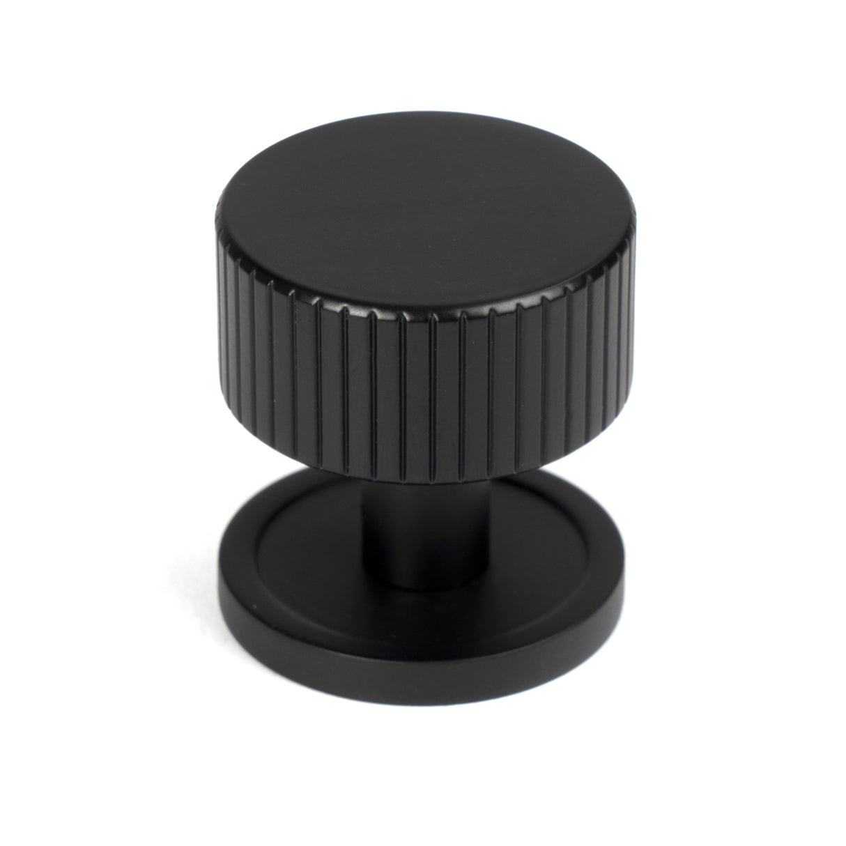 From The Anvil - Matt Black Judd Cabinet Knob - 32mm (Plain) | Sku. 50427 | Trade Door Handles.