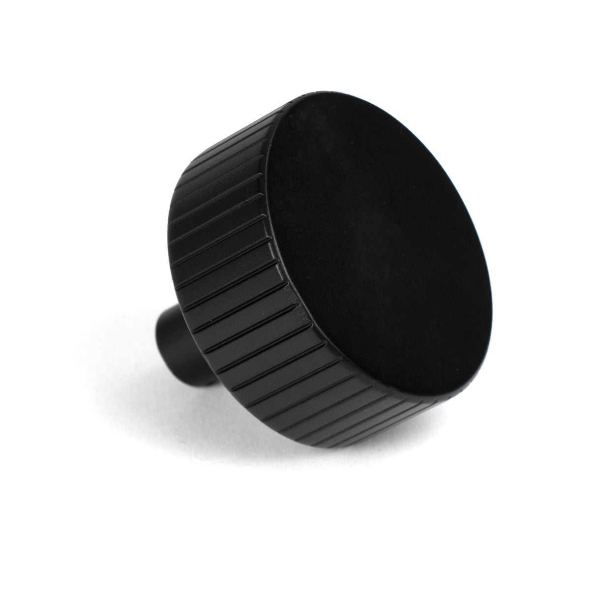From The Anvil - Matt Black Judd Cabinet Knob - 38mm (No rose) | Sku. 50431 | Trade Door Handles.