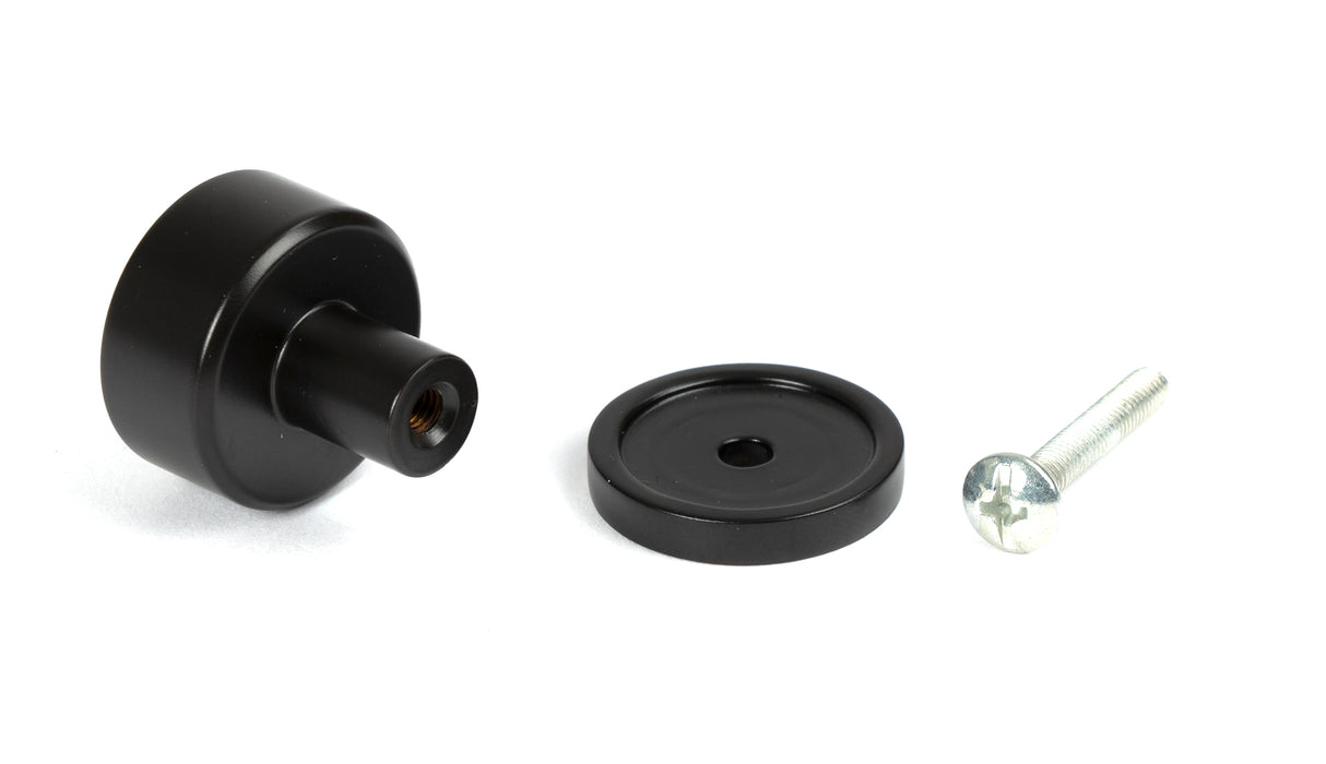 From The Anvil - Aged Bronze Kelso Cabinet Knob - 25mm (Plain) | Sku. 50436 | Trade Door Handles.