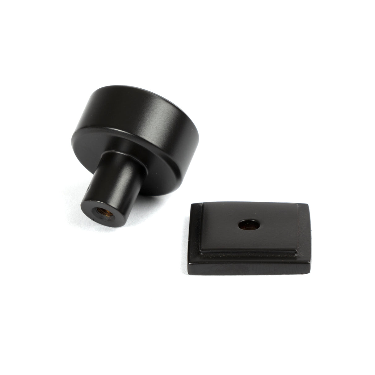 From The Anvil - Aged Bronze Kelso Cabinet Knob - 25mm (Square) | Sku. 50438 | Trade Door Handles.