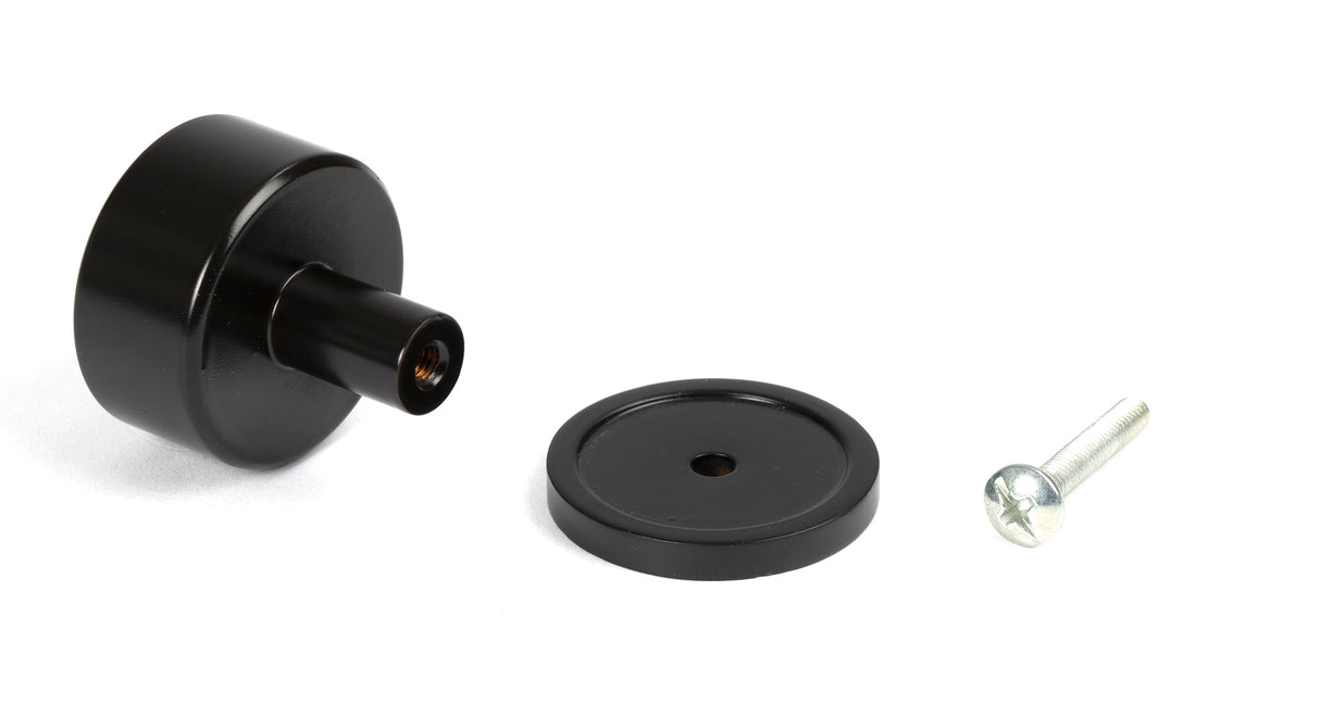 From The Anvil - Aged Bronze Kelso Cabinet Knob - 32mm (Plain) | Sku. 50439 | Trade Door Handles.