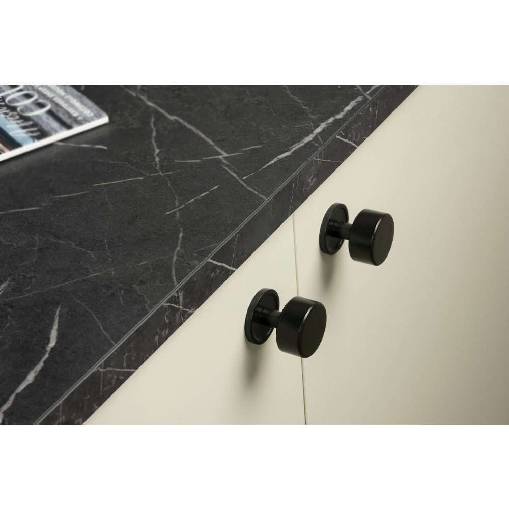 From The Anvil - Aged Bronze Kelso Cabinet Knob - 32mm (Plain) | Sku. 50439 | Trade Door Handles.