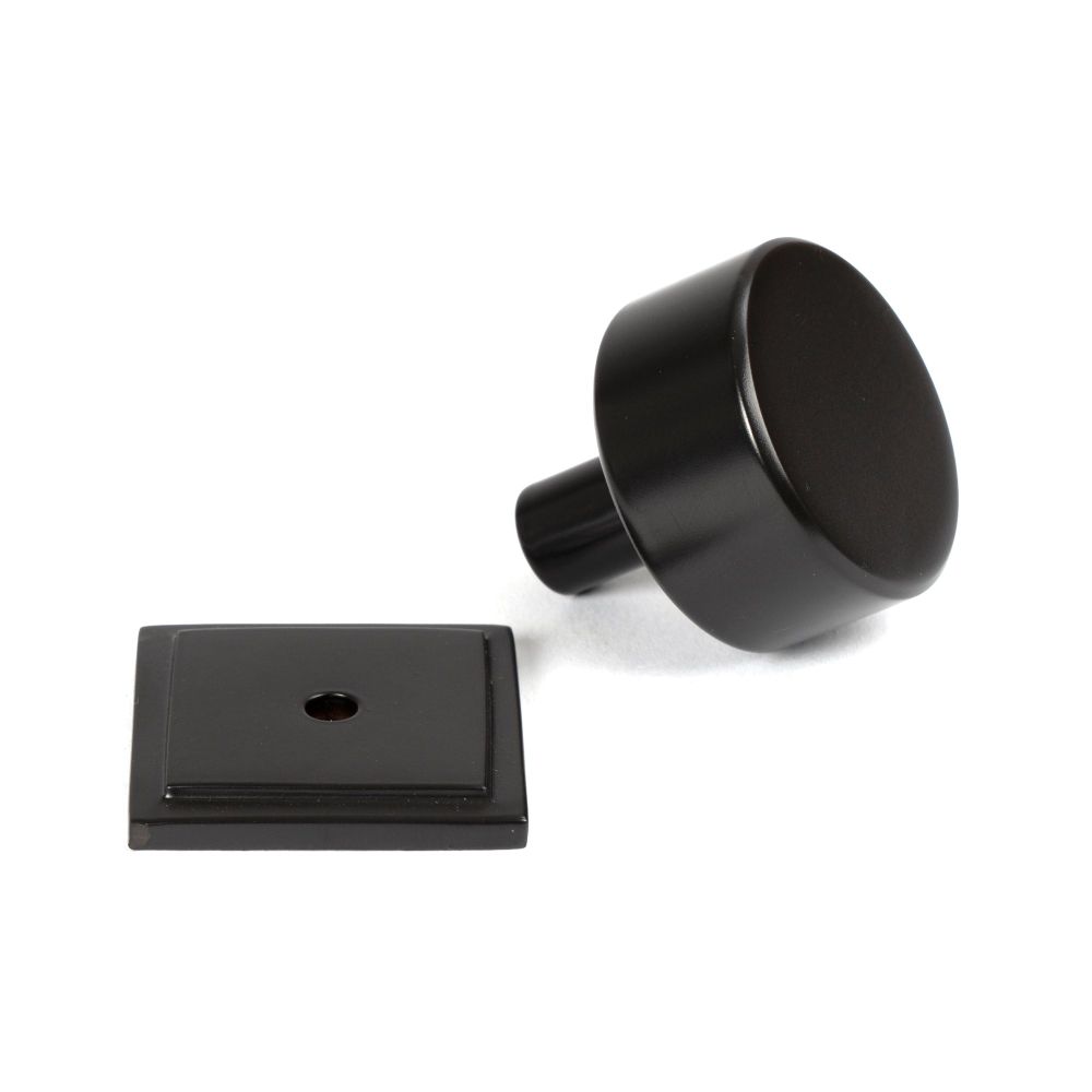 From The Anvil - Aged Bronze Kelso Cabinet Knob - 32mm (Square) | Sku. 50441 | Trade Door Handles.