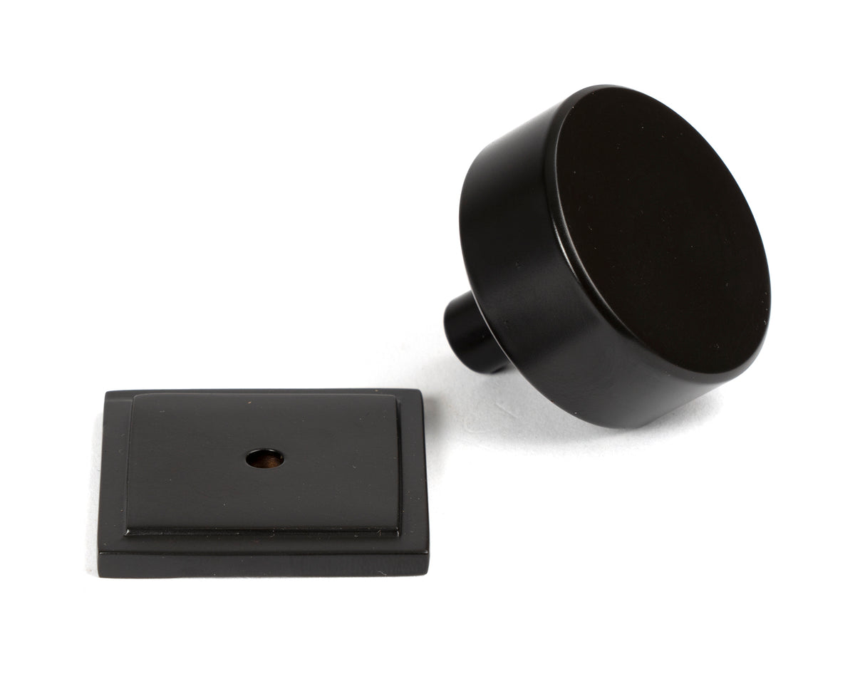 From The Anvil - Aged Bronze Kelso Cabinet Knob - 38mm (Square) | Sku. 50444 | Trade Door Handles.