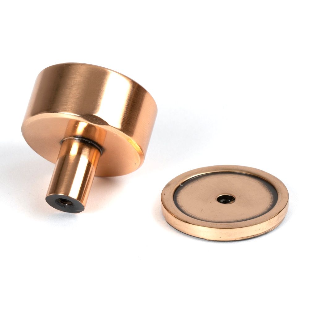 From The Anvil - Polished Bronze Kelso Cabinet Knob - 32mm (Plain) | Sku. 50463 | Trade Door Handles.