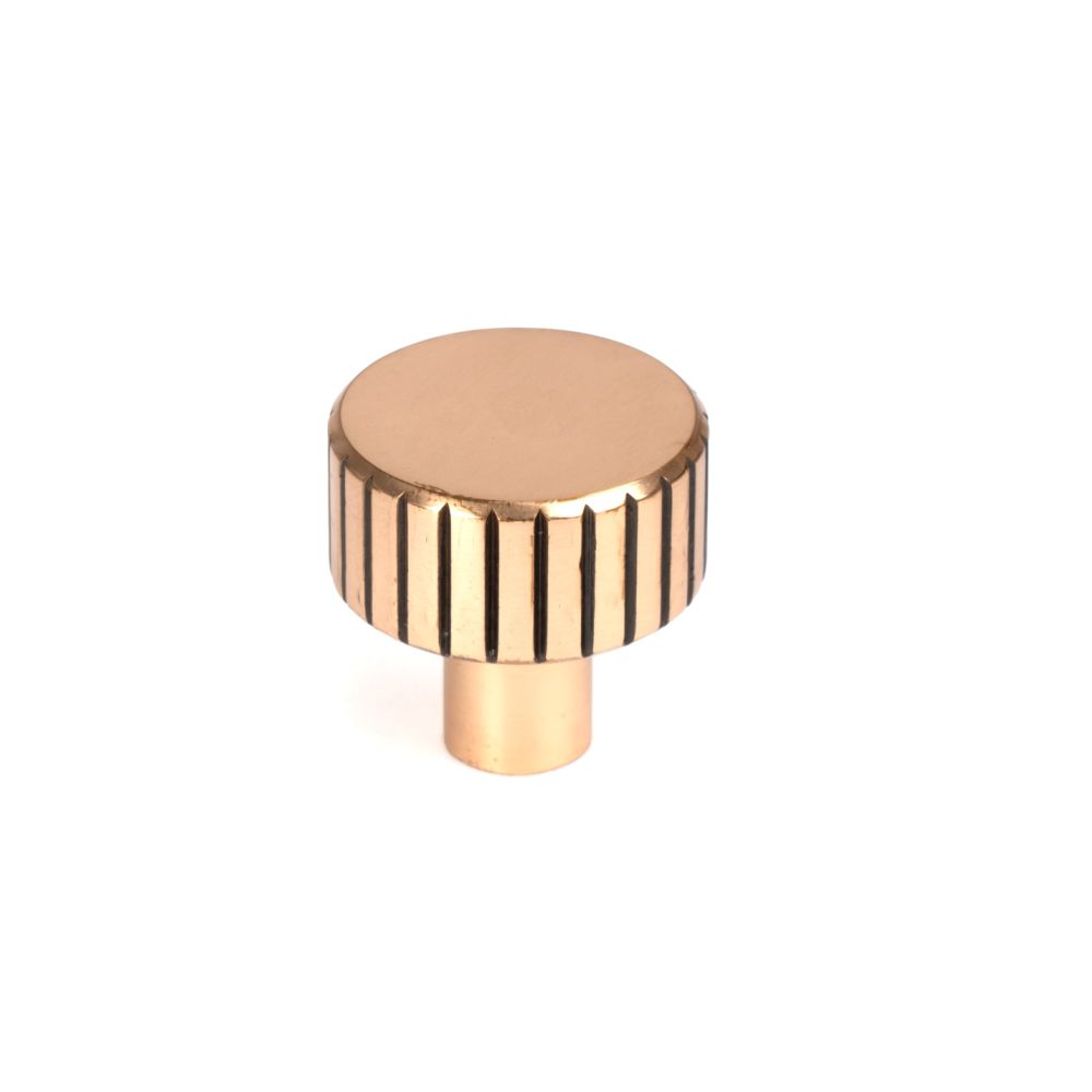 From The Anvil - Polished Bronze Judd Cabinet Knob - 25mm (No rose) | Sku. 50473 | Trade Door Handles.