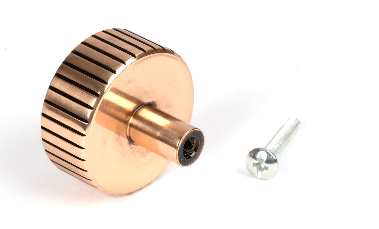 From The Anvil - Polished Bronze Judd Cabinet Knob - 38mm (No rose) | Sku. 50479 | Trade Door Handles.