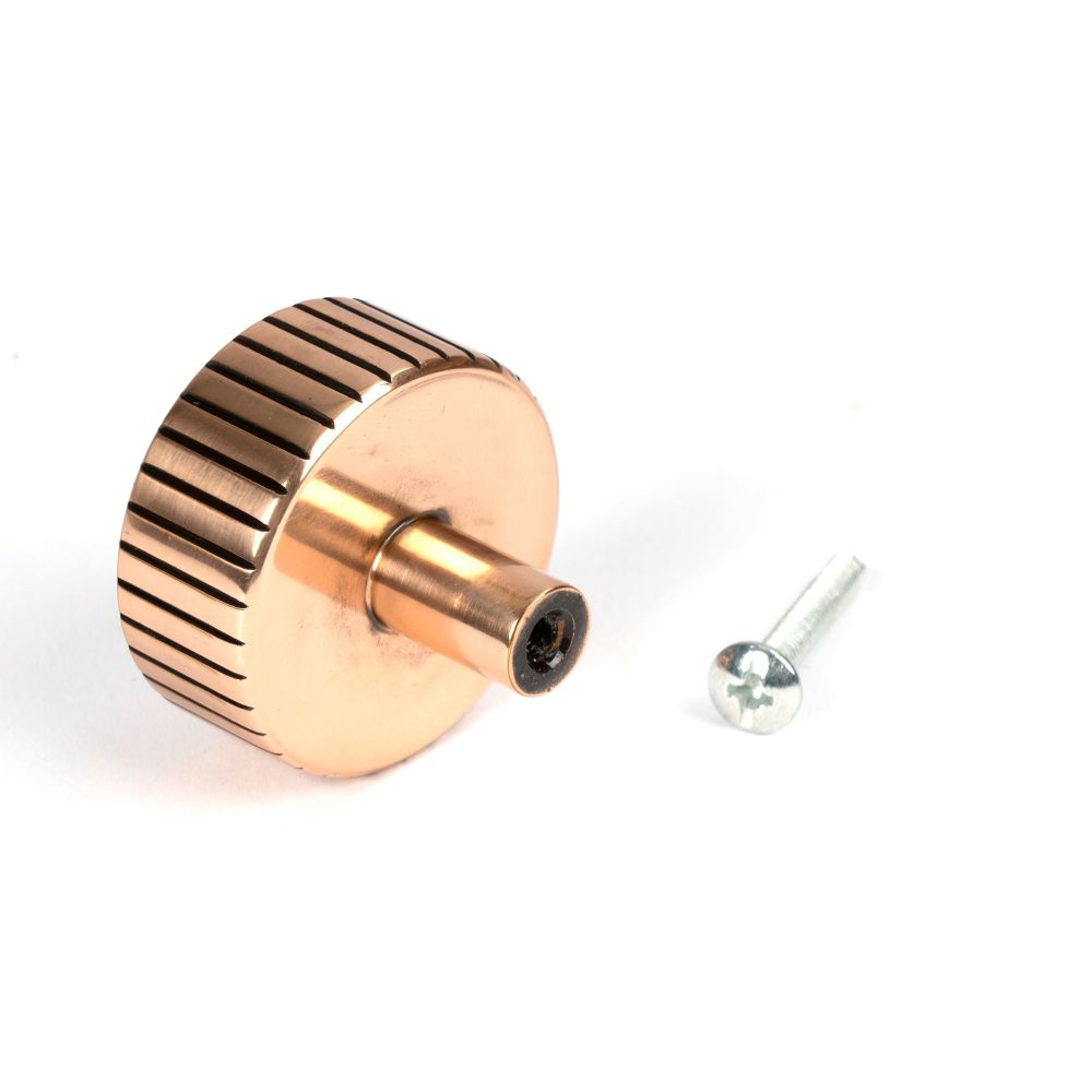 From The Anvil - Polished Bronze Judd Cabinet Knob - 38mm (No rose) | Sku. 50479 | Trade Door Handles.