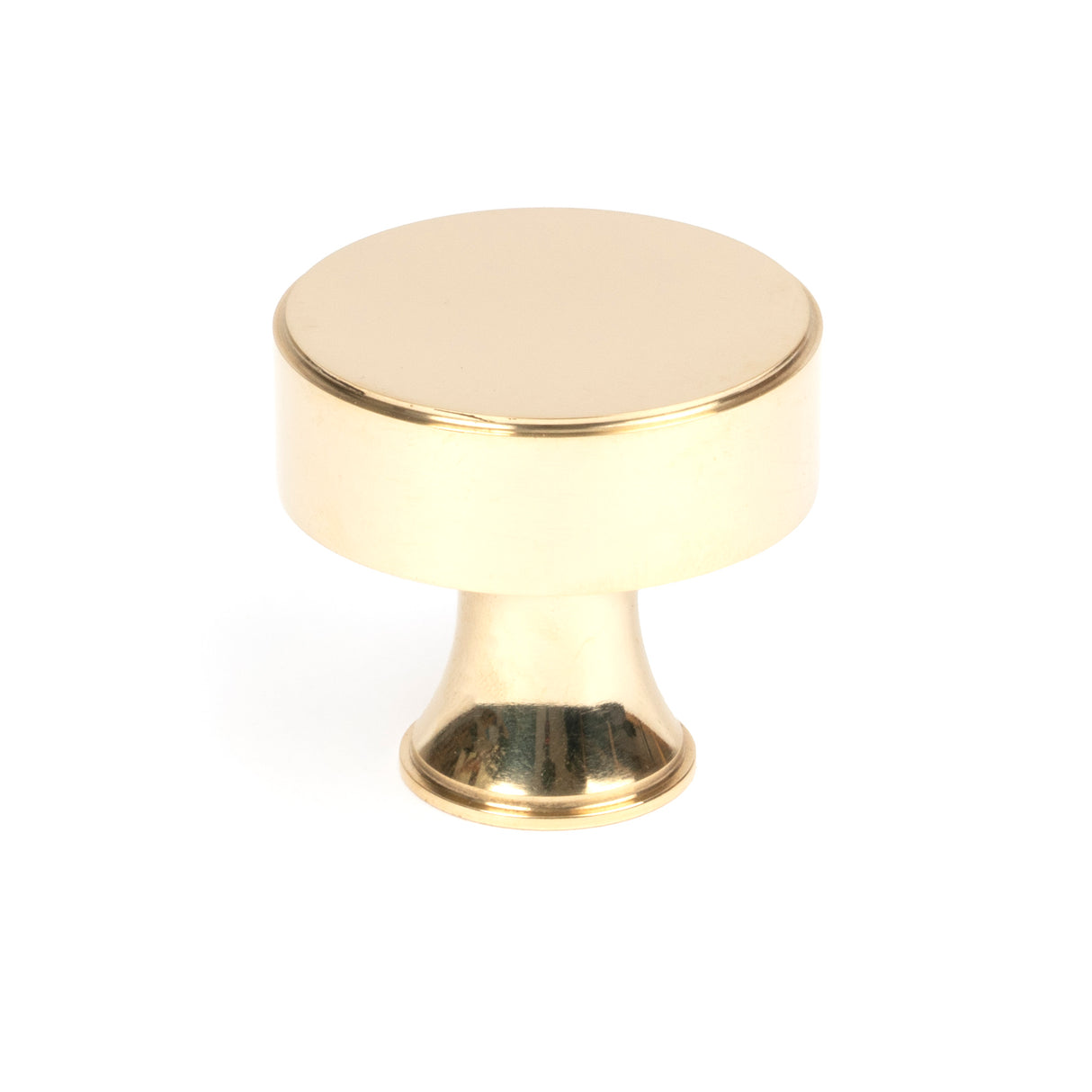 From The Anvil - Polished Brass Scully Cabinet Knob - 38mm | Sku. 50486 | Trade Door Handles.