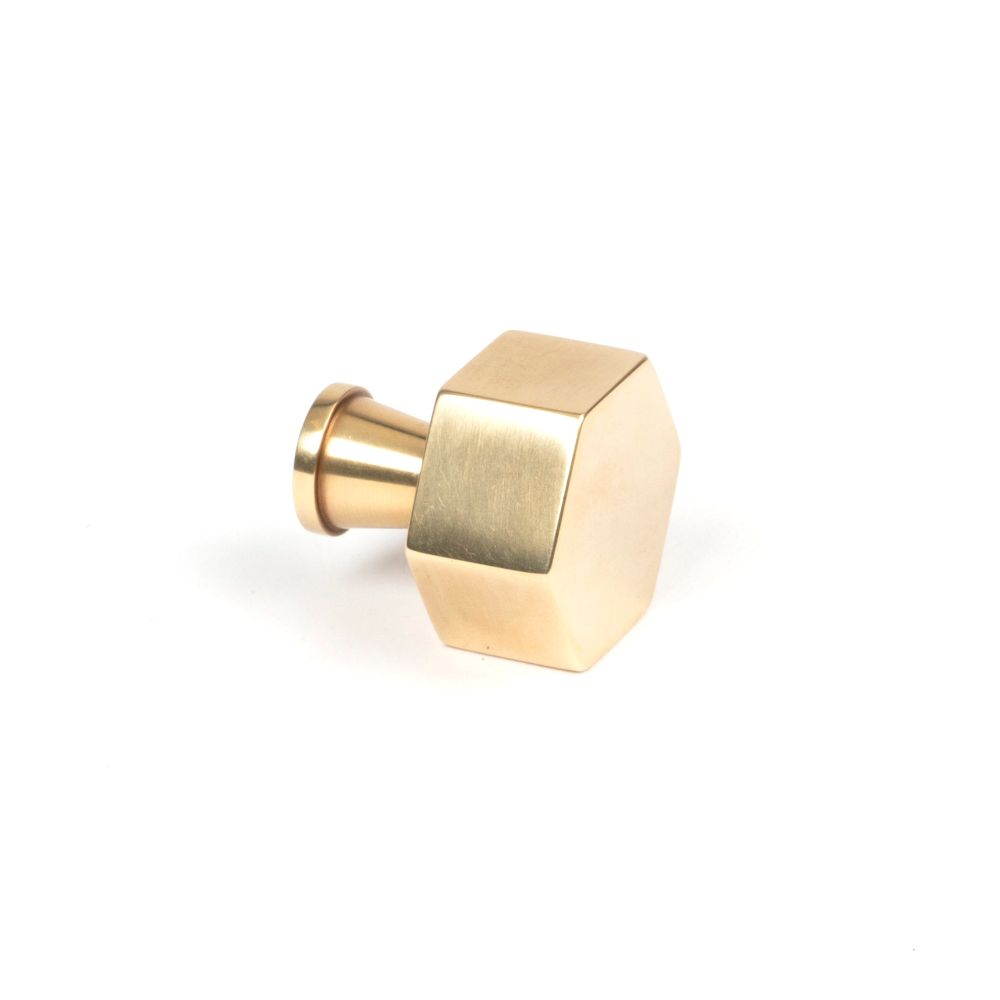 From The Anvil - Polished Brass Kahlo Cabinet Knob - 25mm | Sku. 50487 | Trade Door Handles.