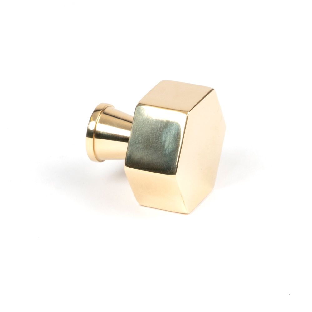 From The Anvil - Polished Brass Kahlo Cabinet Knob - 32mm | Sku. 50488 | Trade Door Handles.