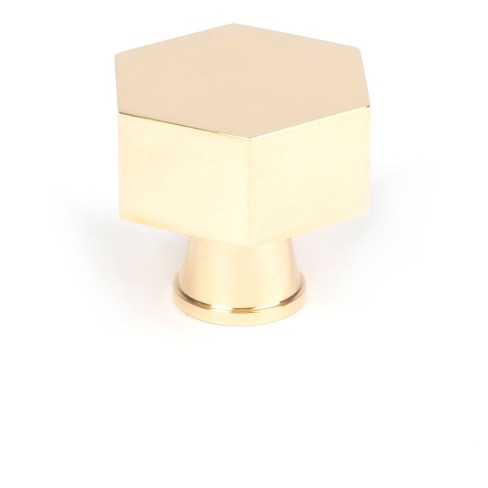 From The Anvil - Polished Brass Kahlo Cabinet Knob - 38mm | Sku. 50489 | Trade Door Handles.