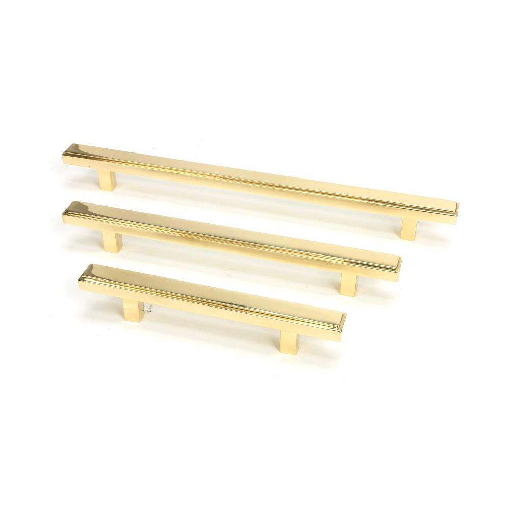 From The Anvil - Polished Brass Scully Pull Handle - Small | Sku. 50492 | Trade Door Handles.