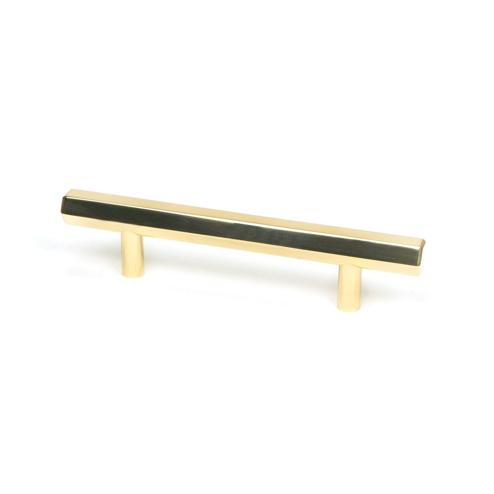 From The Anvil - Polished Brass Kahlo Pull Handle - Small | Sku. 50495 | Trade Door Handles.