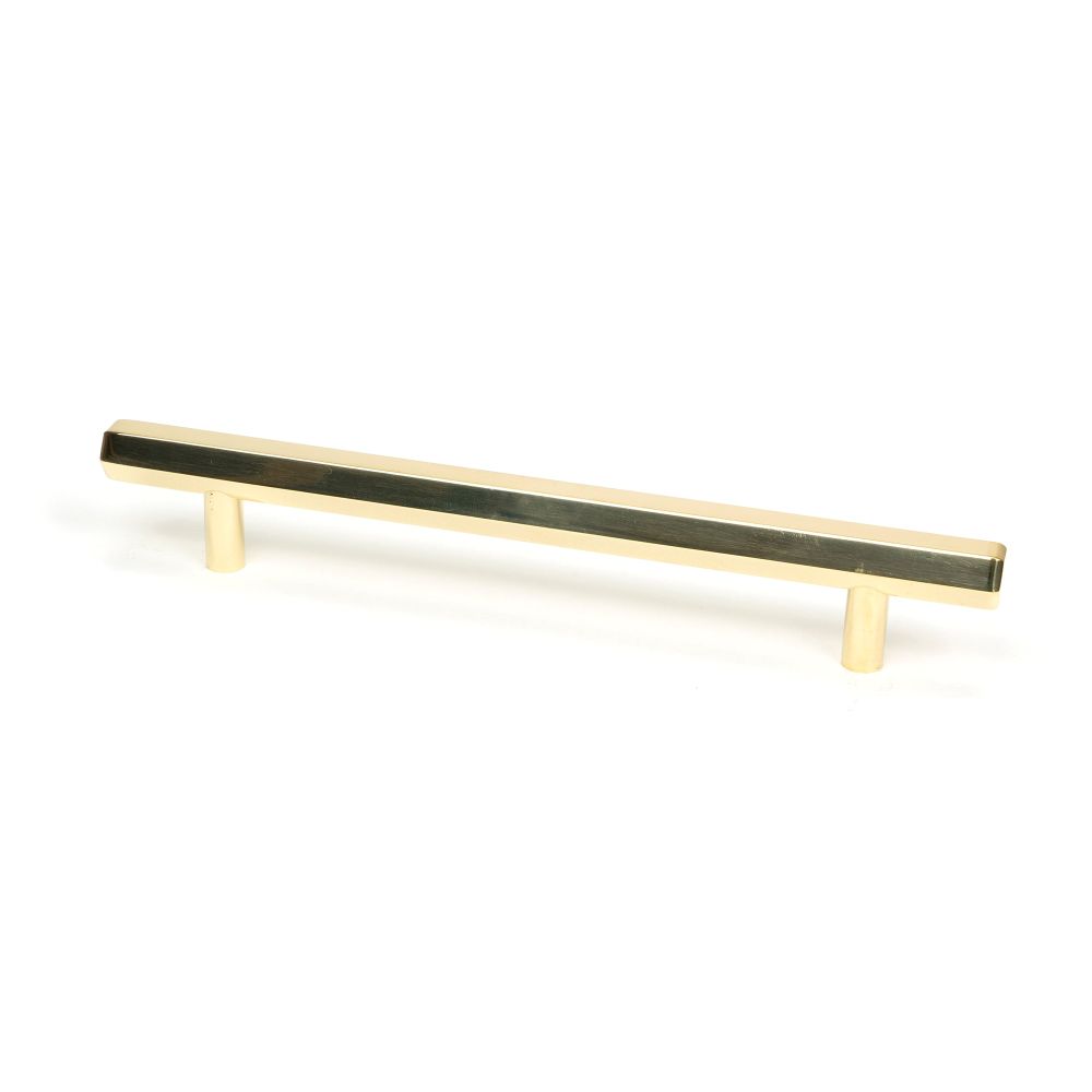 From The Anvil - Polished Brass Kahlo Pull Handle - Medium | Sku. 50496 | Trade Door Handles.