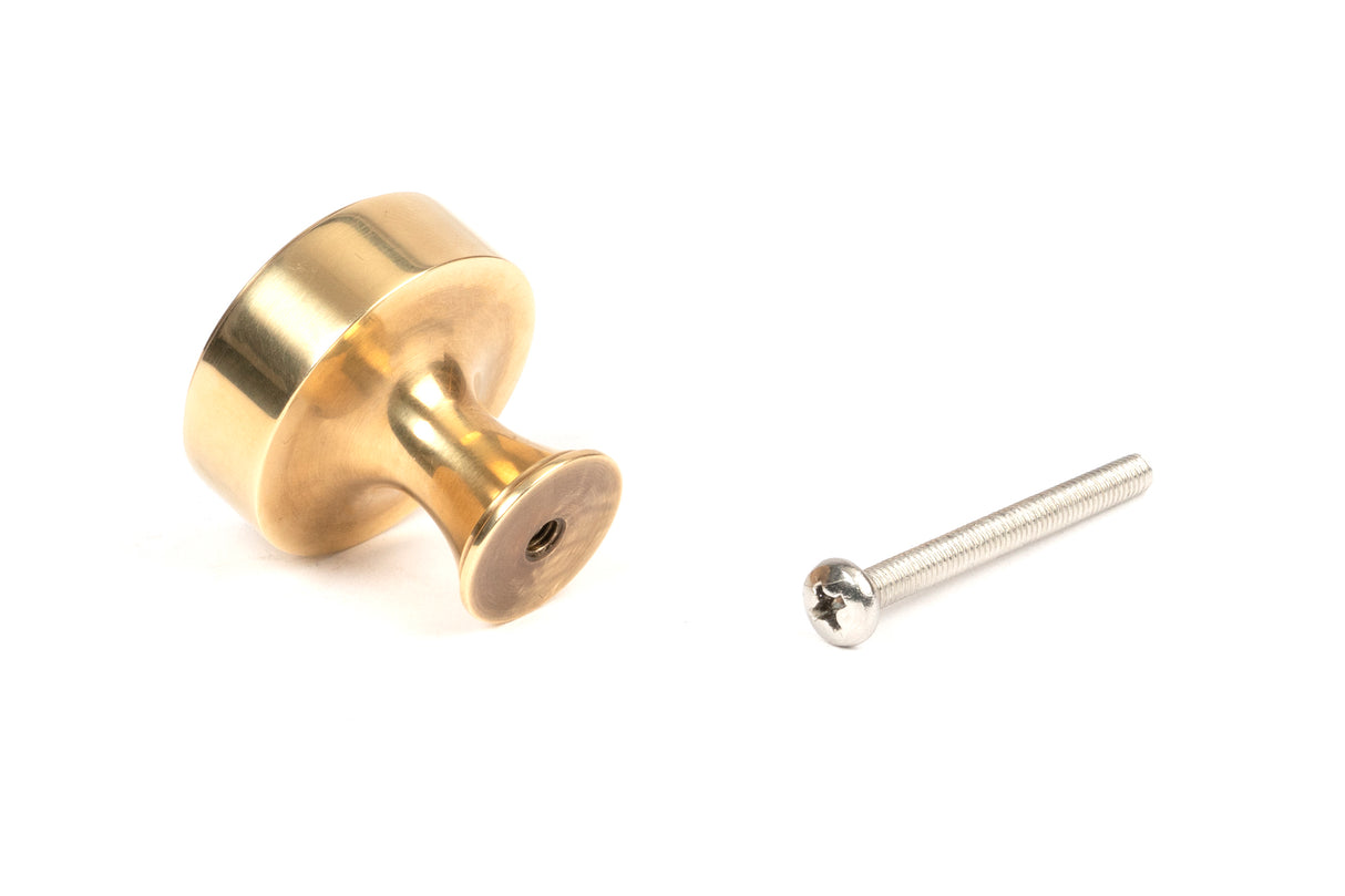 From The Anvil - Aged Brass Scully Cabinet Knob - 32mm | Sku. 50499 | Trade Door Handles.