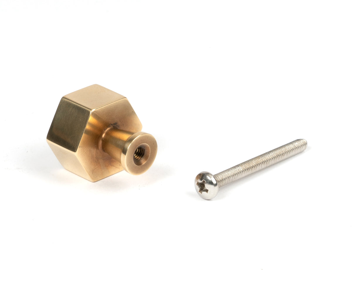 From The Anvil - Aged Brass Kahlo Cabinet Knob - 25mm | Sku. 50501 | Trade Door Handles.