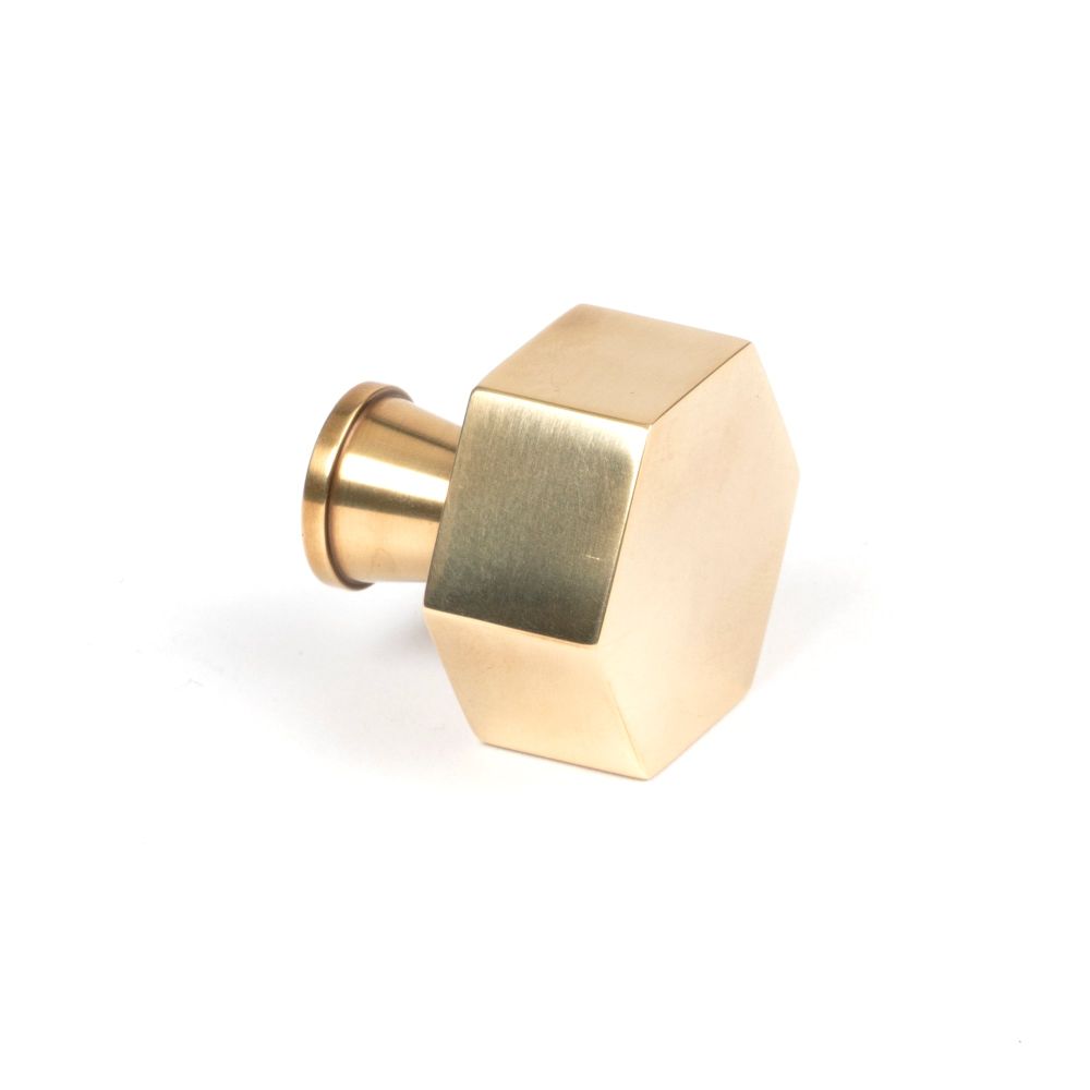 From The Anvil - Aged Brass Kahlo Cabinet Knob - 32mm | Sku. 50502 | Trade Door Handles.
