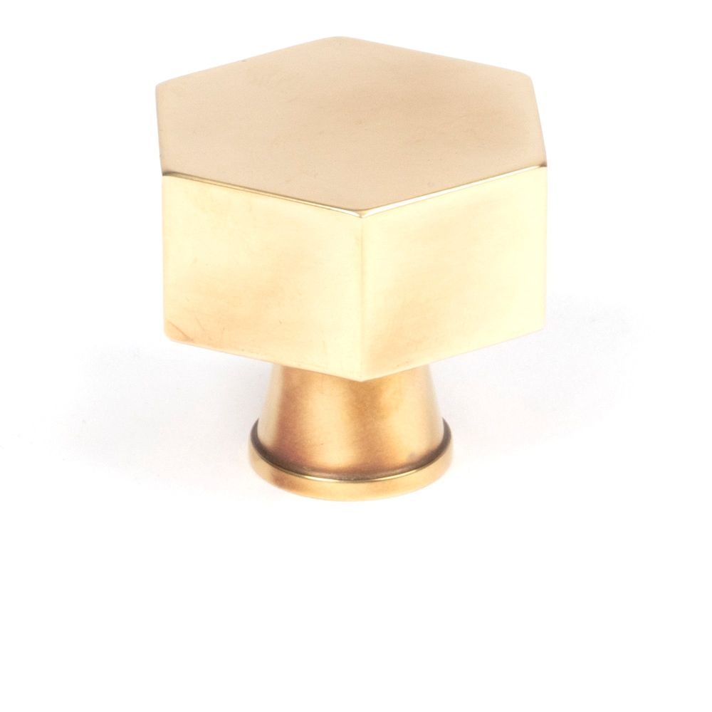 From The Anvil - Aged Brass Kahlo Cabinet Knob - 38mm | Sku. 50503 | Trade Door Handles.