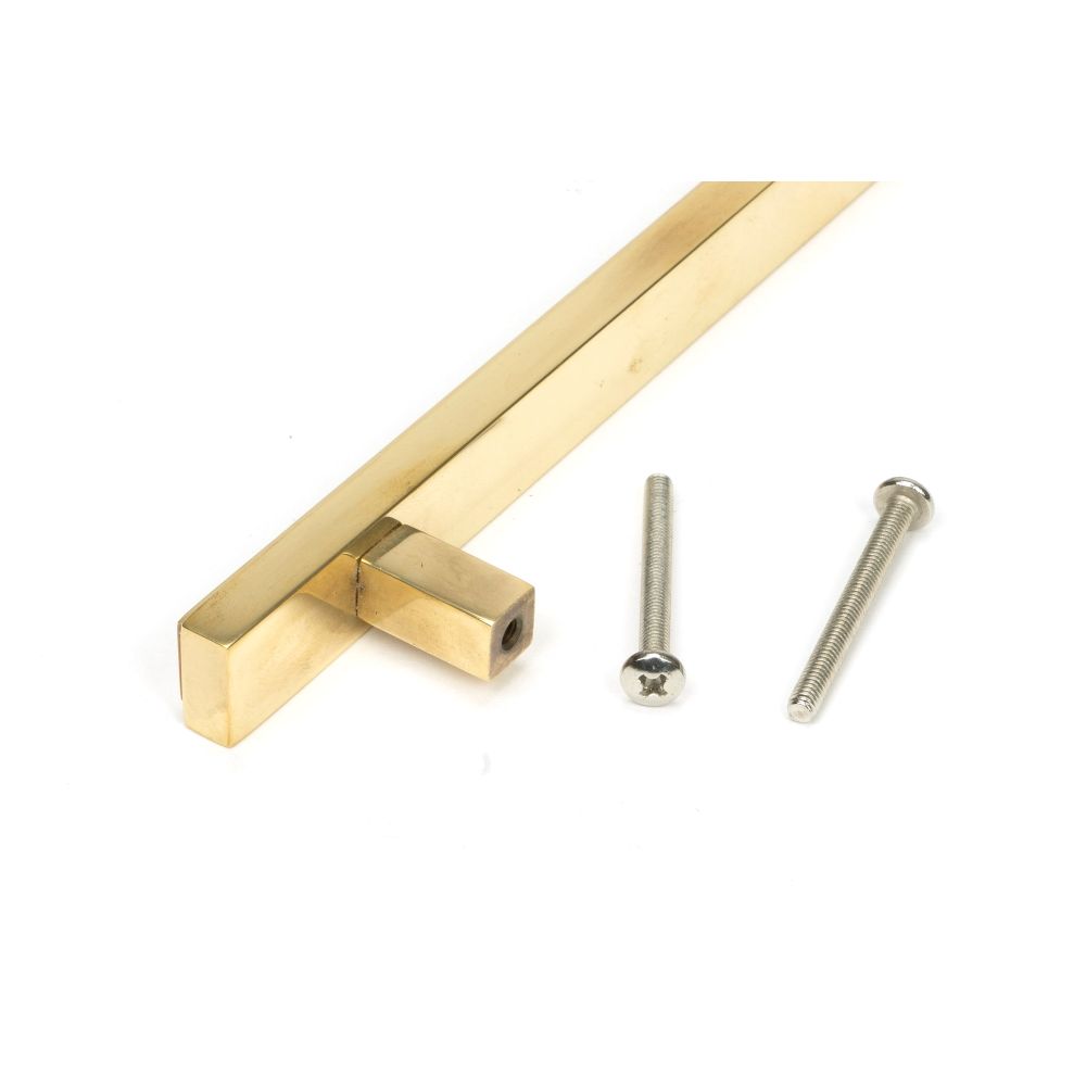 From The Anvil - Aged Brass Scully Pull Handle - Medium | Sku. 50507 | Trade Door Handles.