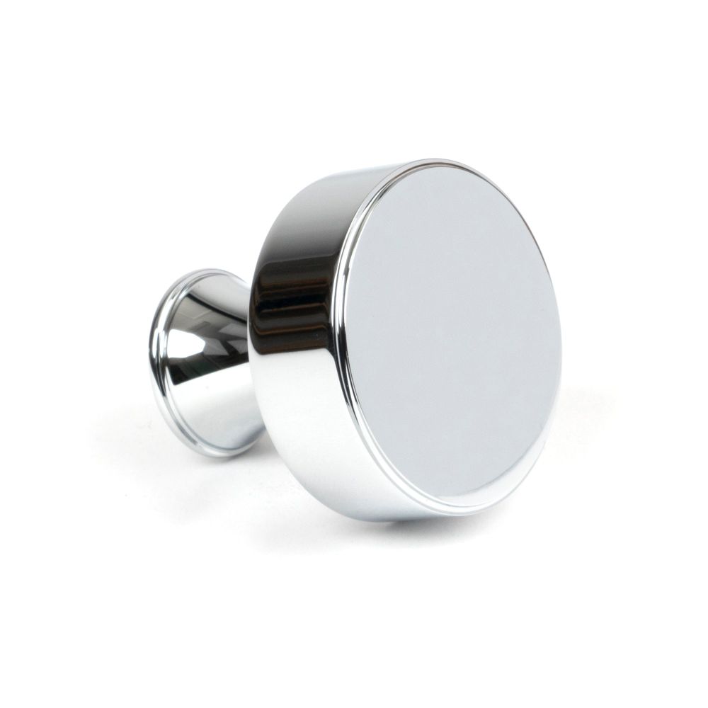 From The Anvil - Polished Chrome Scully Cabinet Knob - 38mm | Sku. 50528 | Trade Door Handles.