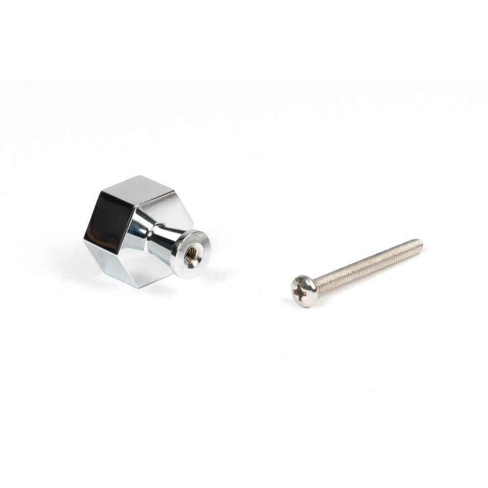 From The Anvil - Polished Chrome Kahlo Cabinet Knob - 25mm | Sku. 50529 | Trade Door Handles.