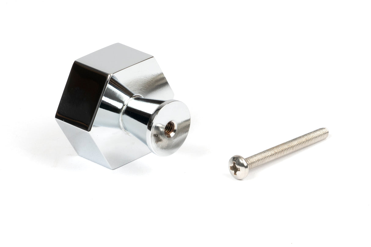 From The Anvil - Polished Chrome Kahlo Cabinet Knob - 38mm | Sku. 50531 | Trade Door Handles.