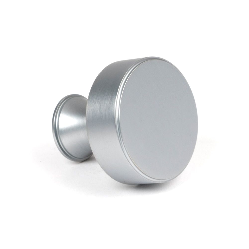 From The Anvil - Satin Chrome Scully Cabinet Knob - 38mm | Sku. 50542 | Trade Door Handles.