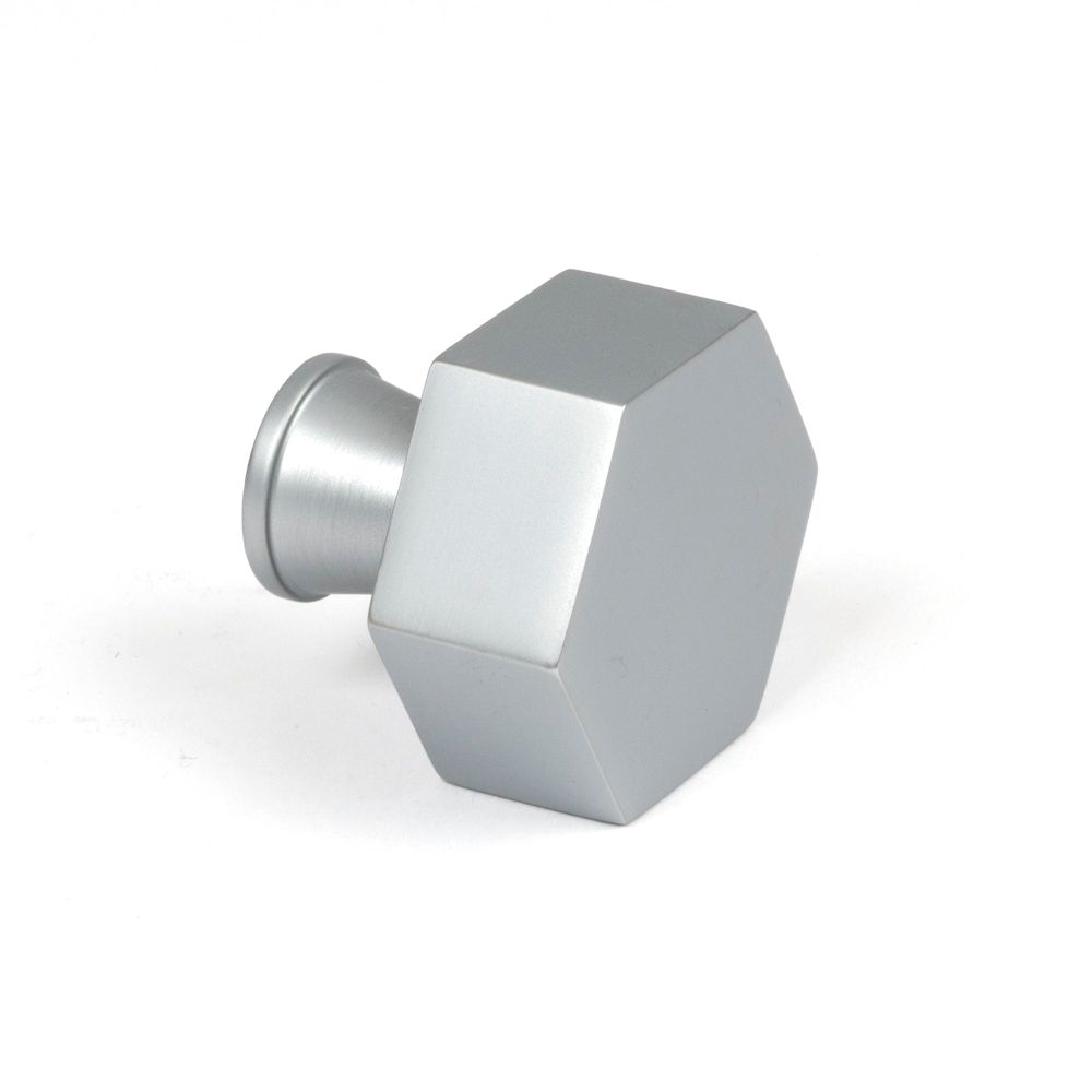 From The Anvil - Satin Chrome Kahlo Cabinet Knob - 38mm | Sku. 50545 | Trade Door Handles.