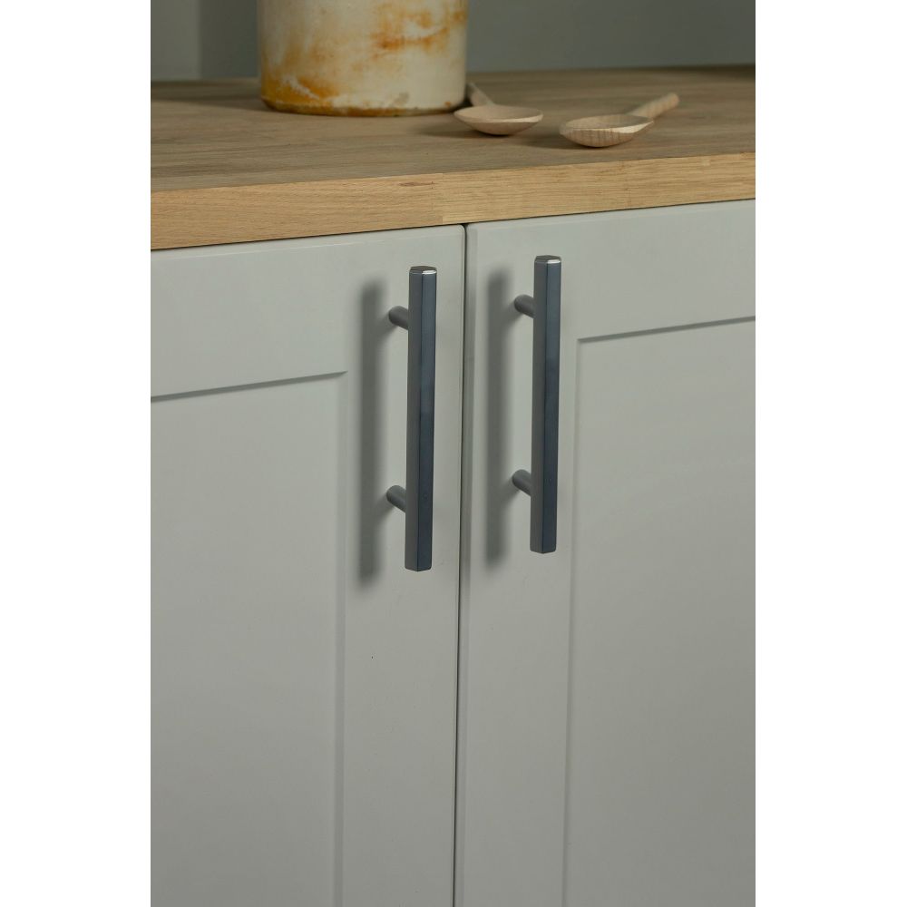 From The Anvil - Satin Chrome Kahlo Pull Handle - Small | Sku. 50551 | Trade Door Handles.