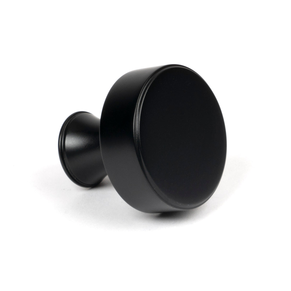 From The Anvil - Matt Black Scully Cabinet Knob - 38mm | Sku. 50556 | Trade Door Handles.