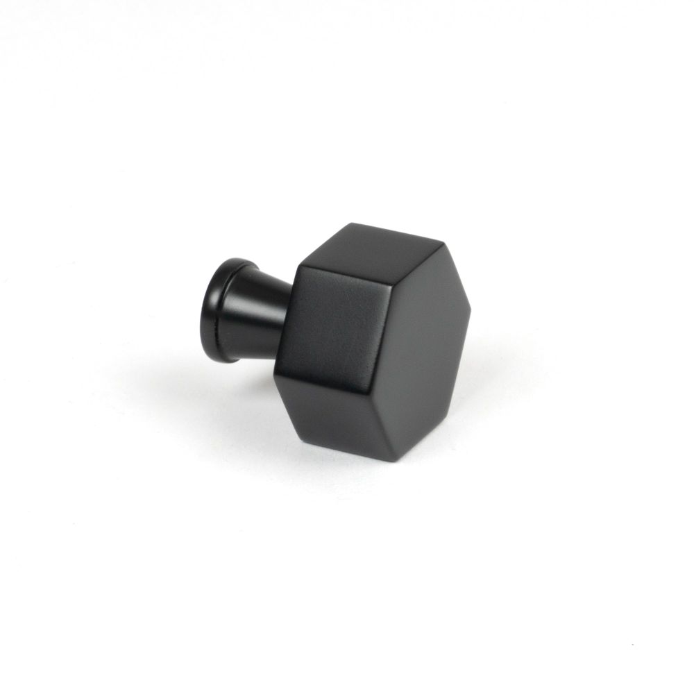 From The Anvil - Matt Black Kahlo Cabinet Knob - 25mm | Sku. 50557 | Trade Door Handles.