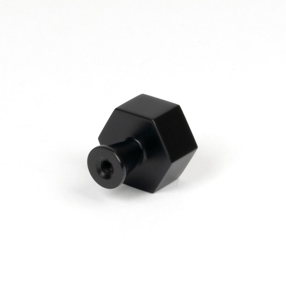From The Anvil - Matt Black Kahlo Cabinet Knob - 25mm | Sku. 50557 | Trade Door Handles.