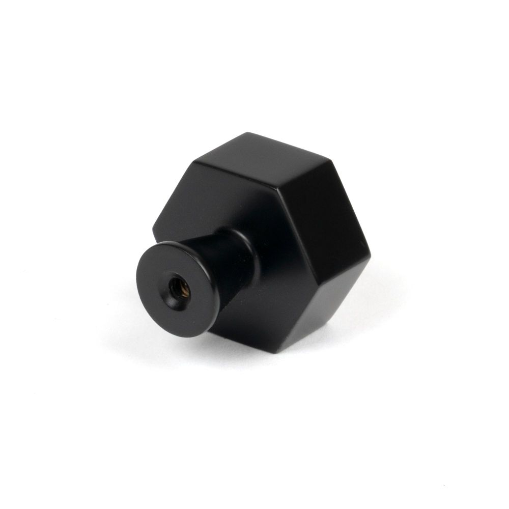 From The Anvil - Matt Black Kahlo Cabinet Knob - 32mm | Sku. 50558 | Trade Door Handles.