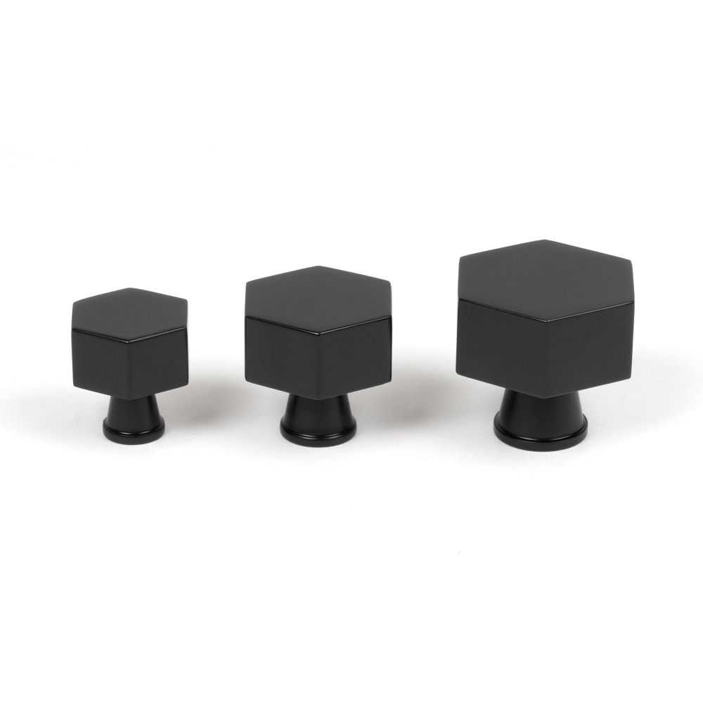 From The Anvil - Matt Black Kahlo Cabinet Knob - 32mm | Sku. 50558 | Trade Door Handles.