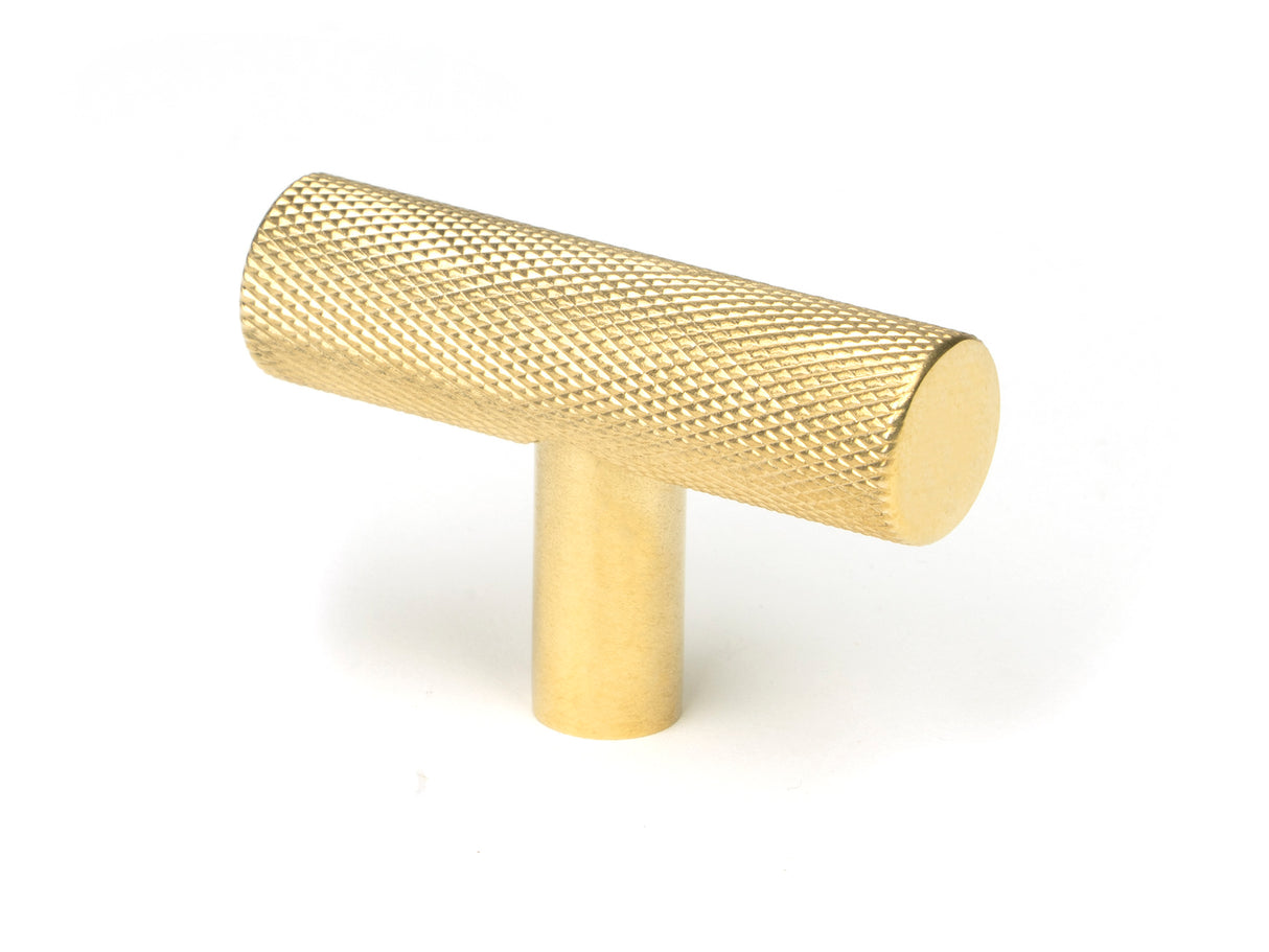 From The Anvil - Polished Brass Brompton T-Bar | Sku. 50568 | Trade Door Handles.