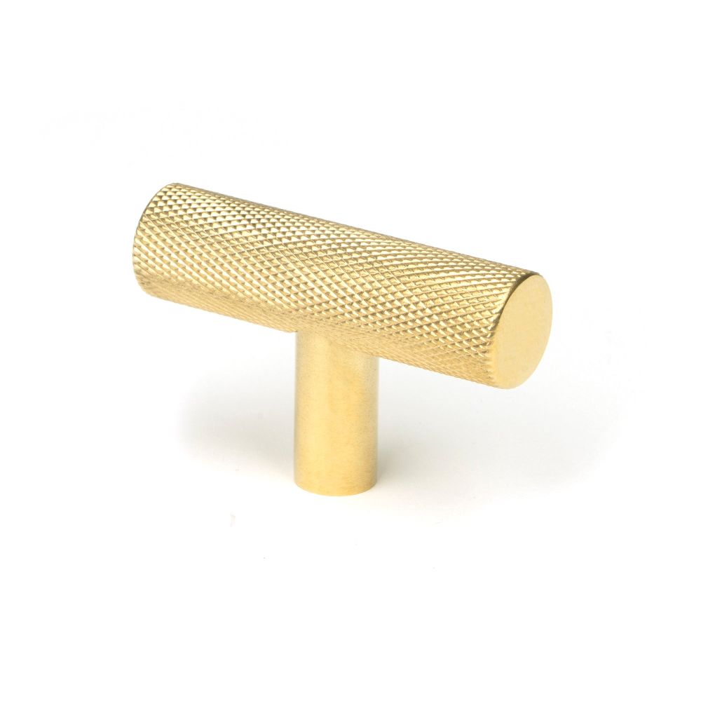 From The Anvil - Polished Brass Brompton T-Bar | Sku. 50568 | Trade Door Handles.