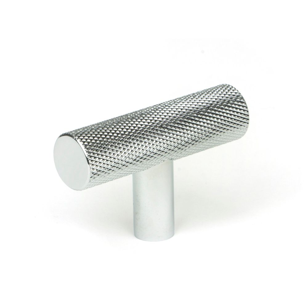 From The Anvil - Polished Chrome Brompton T-Bar | Sku. 50571 | Trade Door Handles.